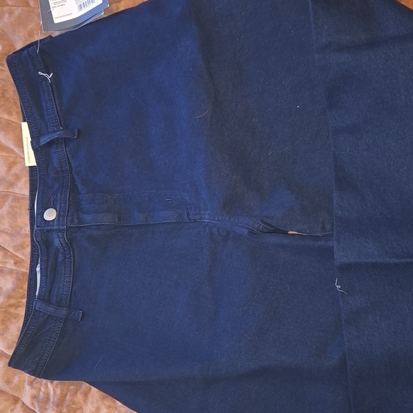 Target Navy Blue High-Rise Wide-Leg Jeans - Picture 5 of 5